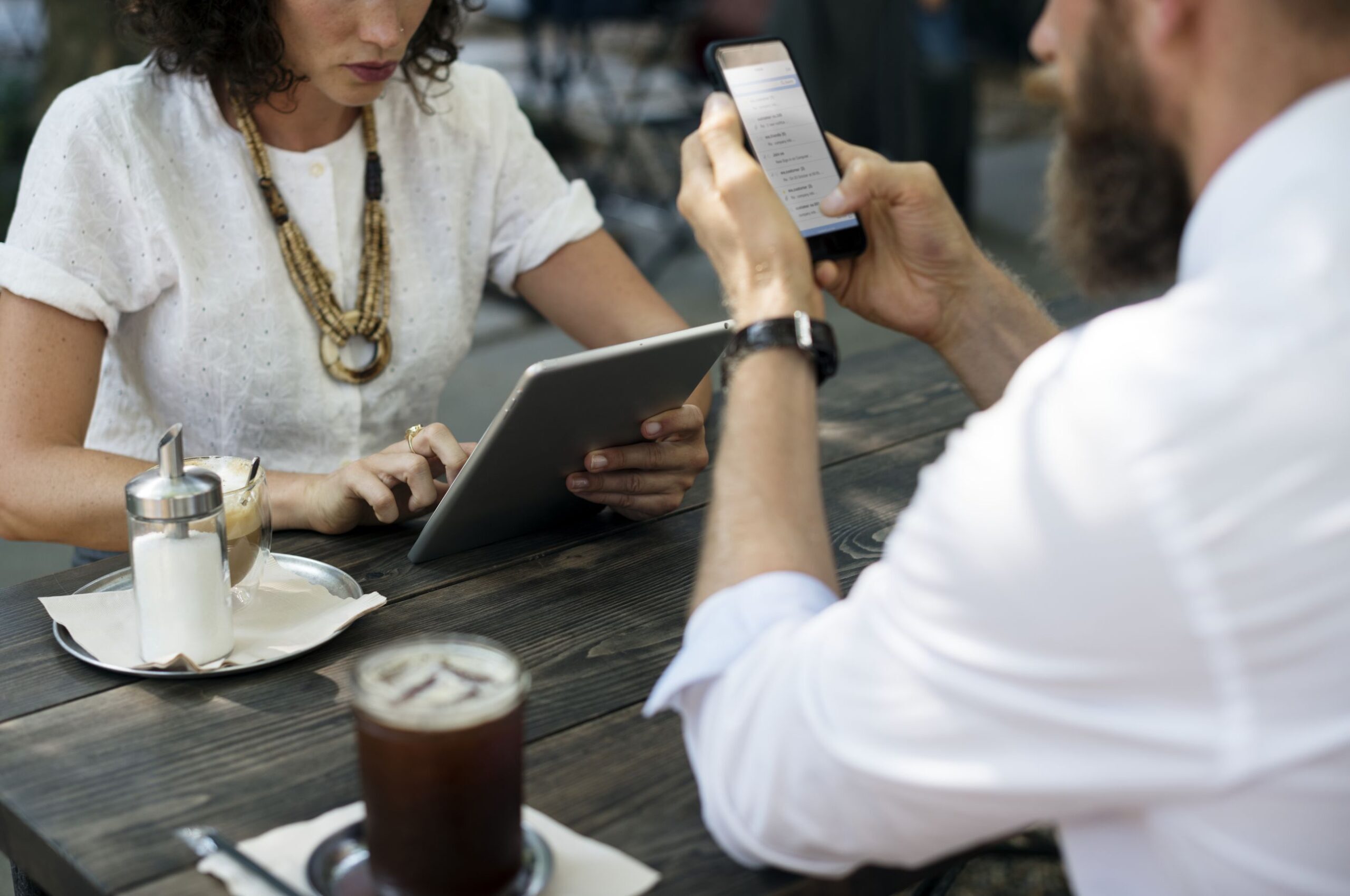 People hangout together at coffee shop